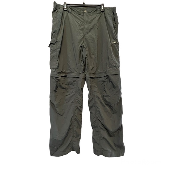 Columbia Gray Omni-Shade Protection Lightweight Cargo Pants - 40/32 - Picture 1 of 3